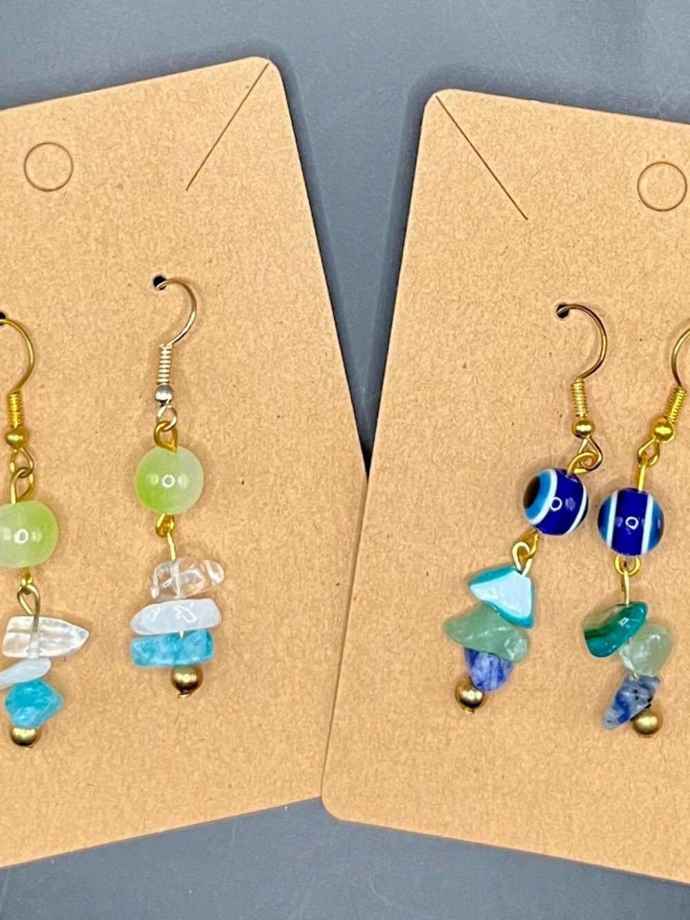 Crystal Earring Set #17 - Ocean Sanctuary - Pisces Cancer Scorpio